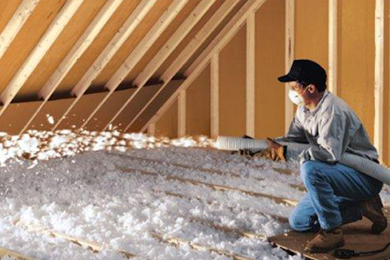 Blown-In Fiberglass Attic Insulation - Hansen Buildings