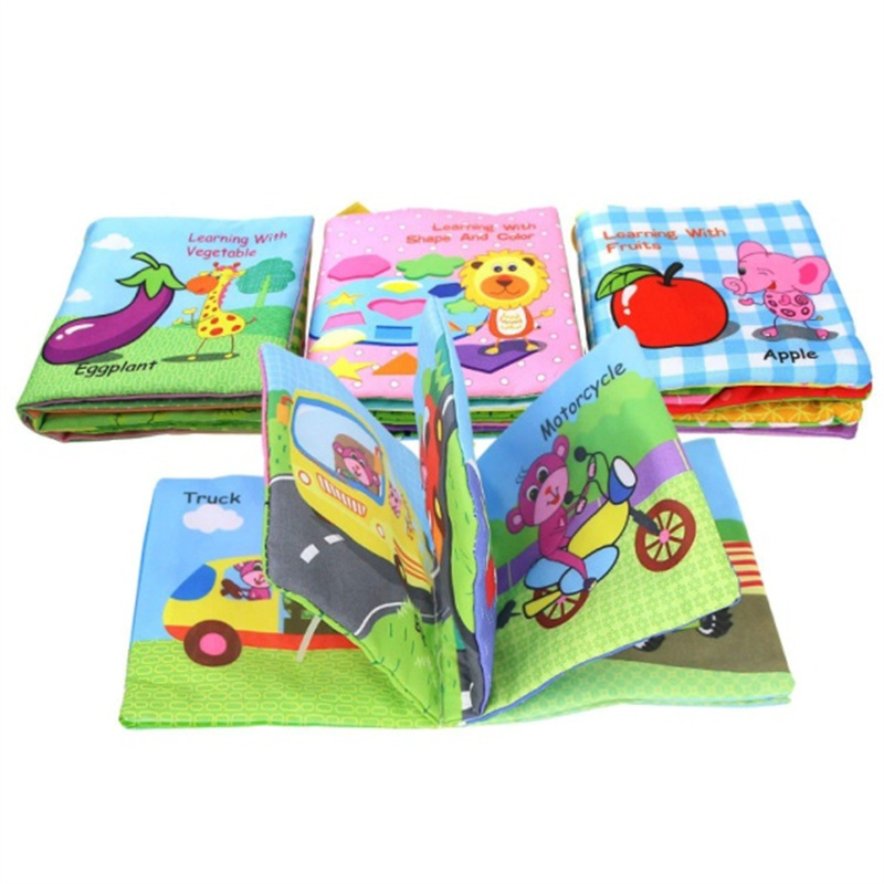 Factory Direct: Baby Soft Book Cloth Crinkle Toy - Educational Learning for Infants