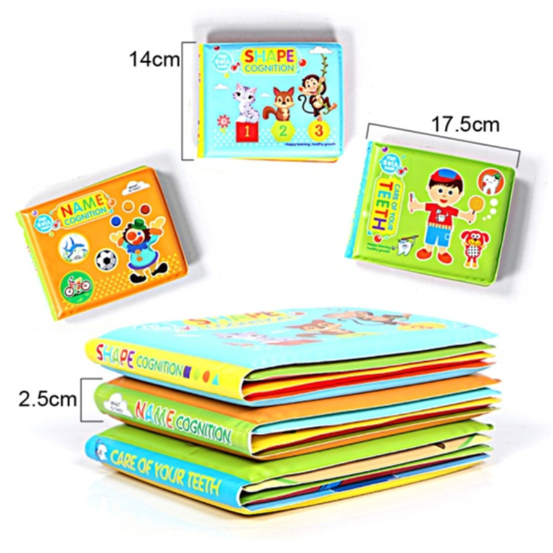 Shop Certified Factory-Made <a href='/baby-bath-books/'>Baby Bath Books</a> - Early Education Toys (3-Pack)