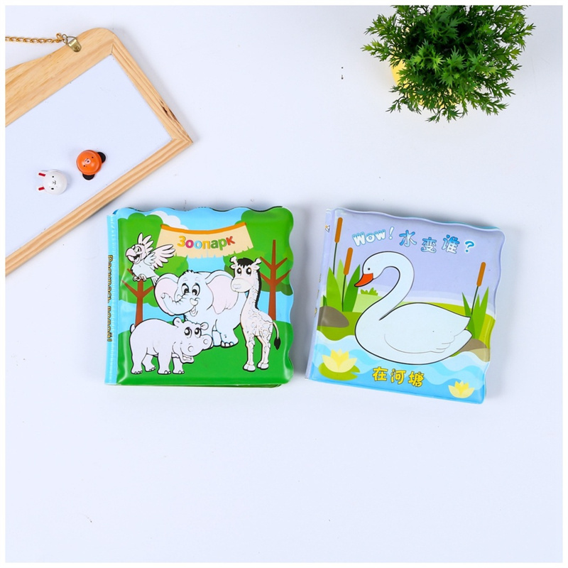 thumbnail image 2 of Baby Bath Books, 6Pack Nontoxic Fabric Baby Bath Books Early Education Bathtub Toys Activity Waterproof Baby Books For Toddler, Infants And Kids Perfect For Baby Shower 2 of 14