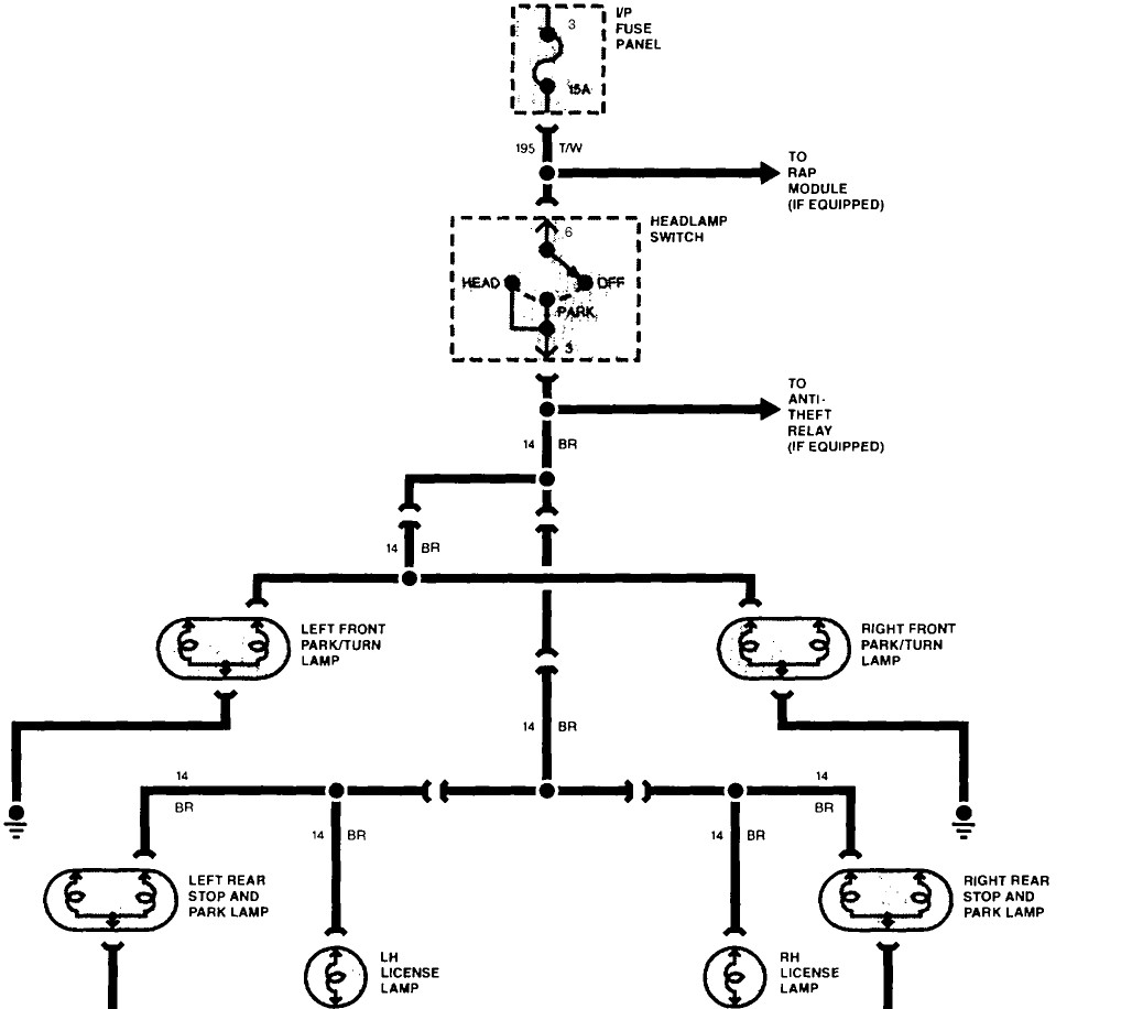 tail light wiring diagram