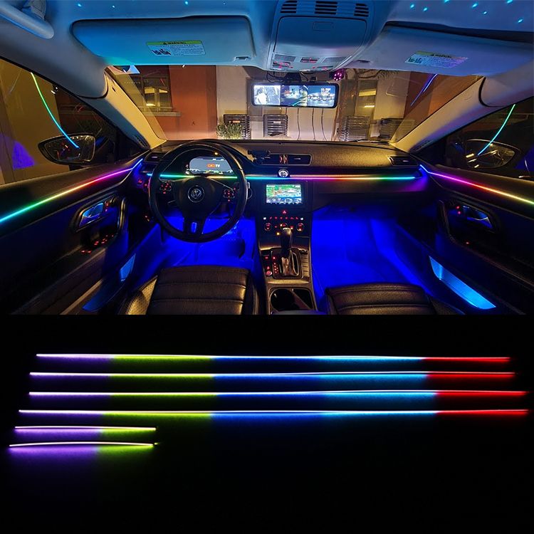 Factory-Direct Acrylic RGB LED Car Atmosphere Lights - The Ultimate Car Accessory!