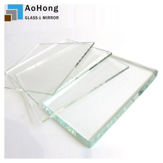 6+0.76 PVB +6MM Clear Tempered Laminated Glass Light Green For Building