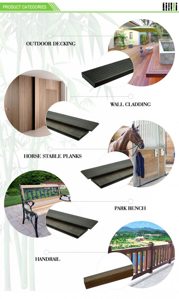 Hardwood Modular Decking Tiles , Interlocking Timber Decking Tiles With Multi Color 7