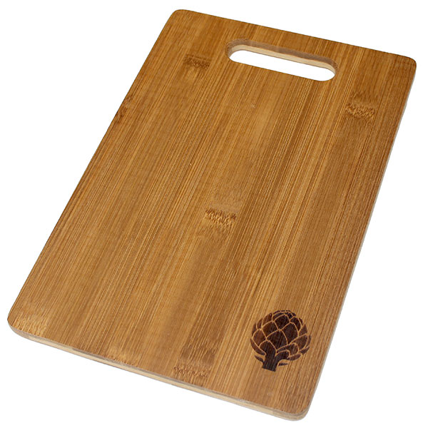 Checkered Bamboo Cutting Board 12