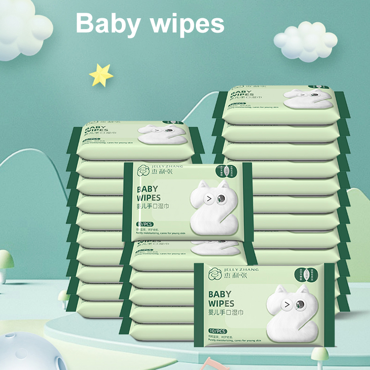 Factory-Made Organic 10pcs Private Label Baby <a href='/wet-wipes/'>Wet Wipes</a> for Cleaning | Quality Assured