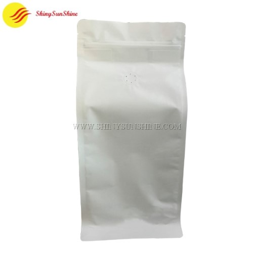 GUSSETED BAGS, Plain Foil Gusseted Bags, Plain Foil with Matte, Quad Seal Foil Gusseted Bags