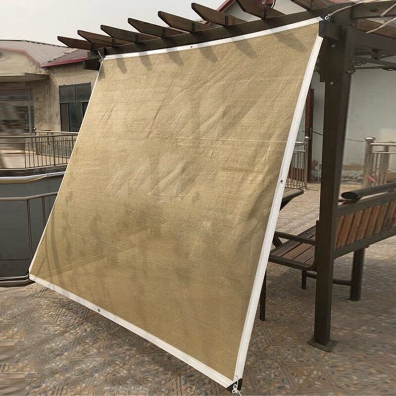 Sun Shade Sail Square Outdoor Awnings Anti-UV Plant Sunshade Curtain Net Garden Swimming Pool Shading Net Sunscreen Sun Shelter - 24loop