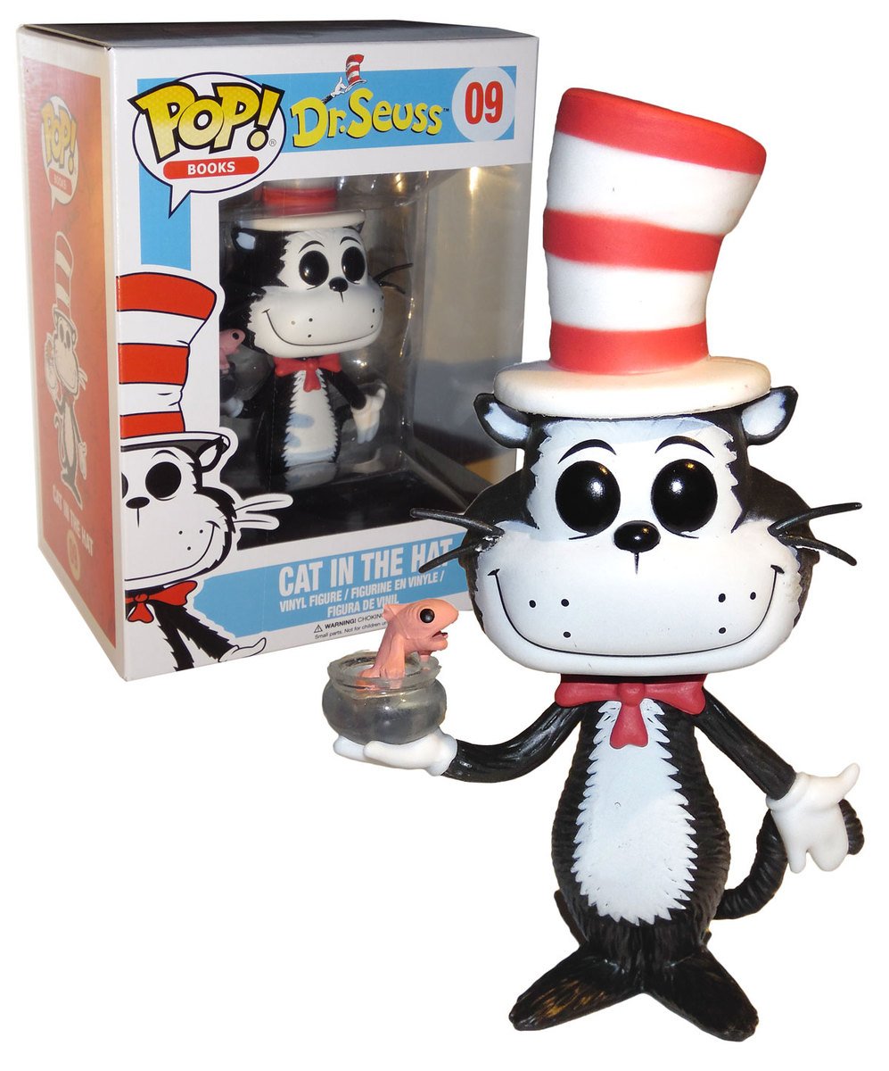 Dr. Seuss The <a href='/cat/'>Cat</a> In The Hat Figurine Set Toy Figures <a href='/cat-toy/'>Cat Toy</a>s The Cat In The Hat Thingamajigger Toy