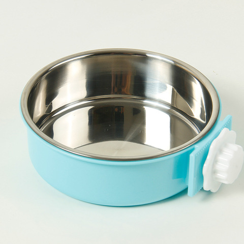 2-in-1 Stainless Removable Hanging <a href='/cat/'>Cat</a> Food Bowls