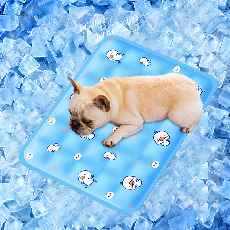 PVC cute duck waterproof summer ice Gel <a href='/dog/'>dog</a> mat pet cooling mat pet bed