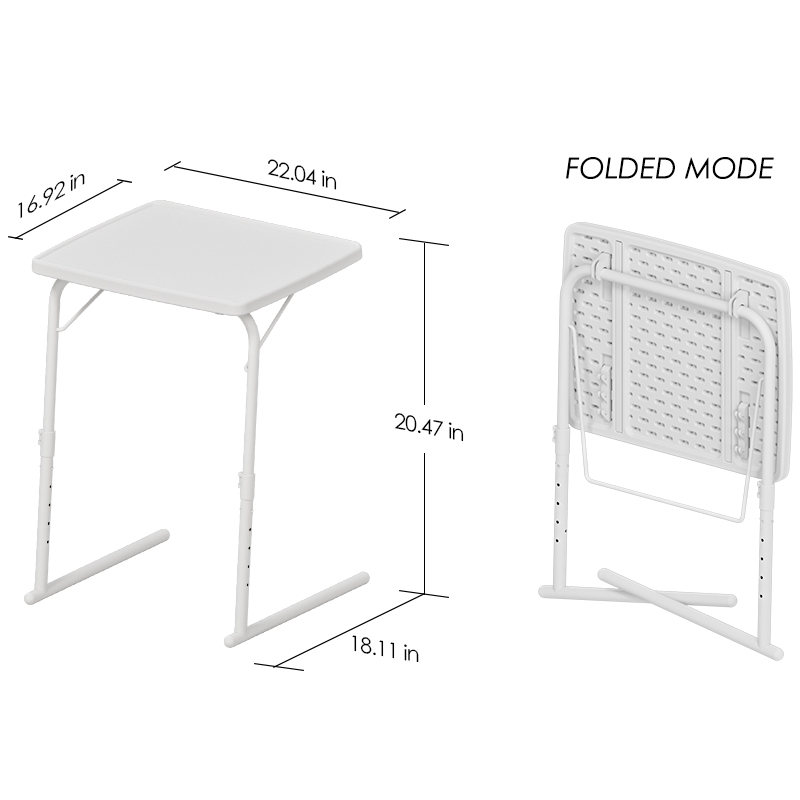 Factory Direct: Table Mate TV Tray Table - Versatile Folding Couch Tray for Dining, Snacks, Laptop Stand, and Bed Dining - Portable & Convenient