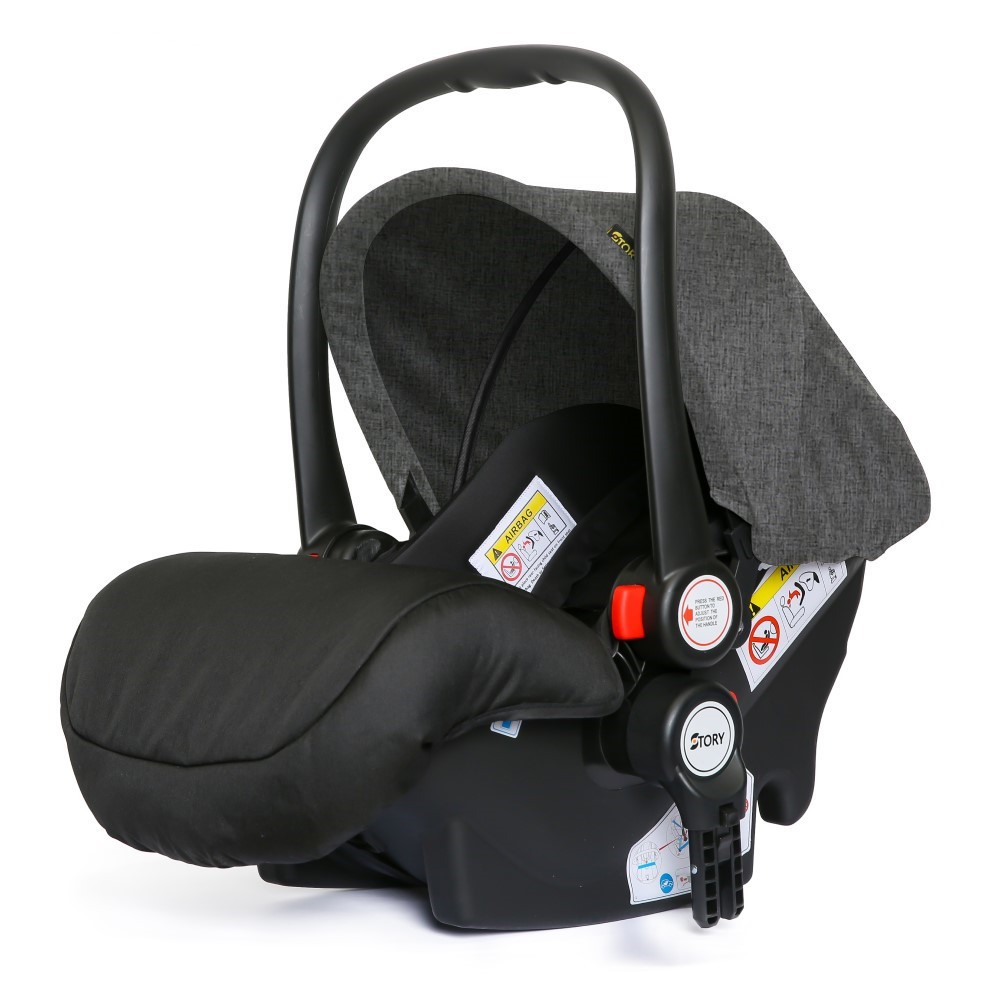 The Shade Infant Car Seat Canopy in Dark Grey