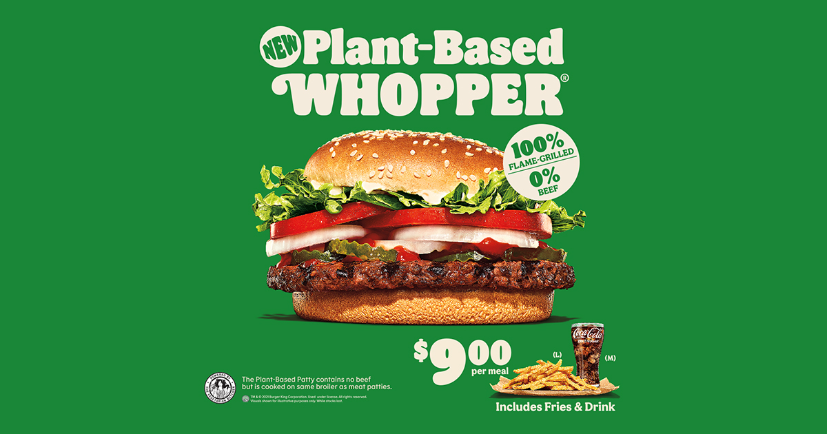 Burger King Sweden Rolls Out 50/50 Sandwich, Challenging You to Guess If It's Meat or Plant-Based