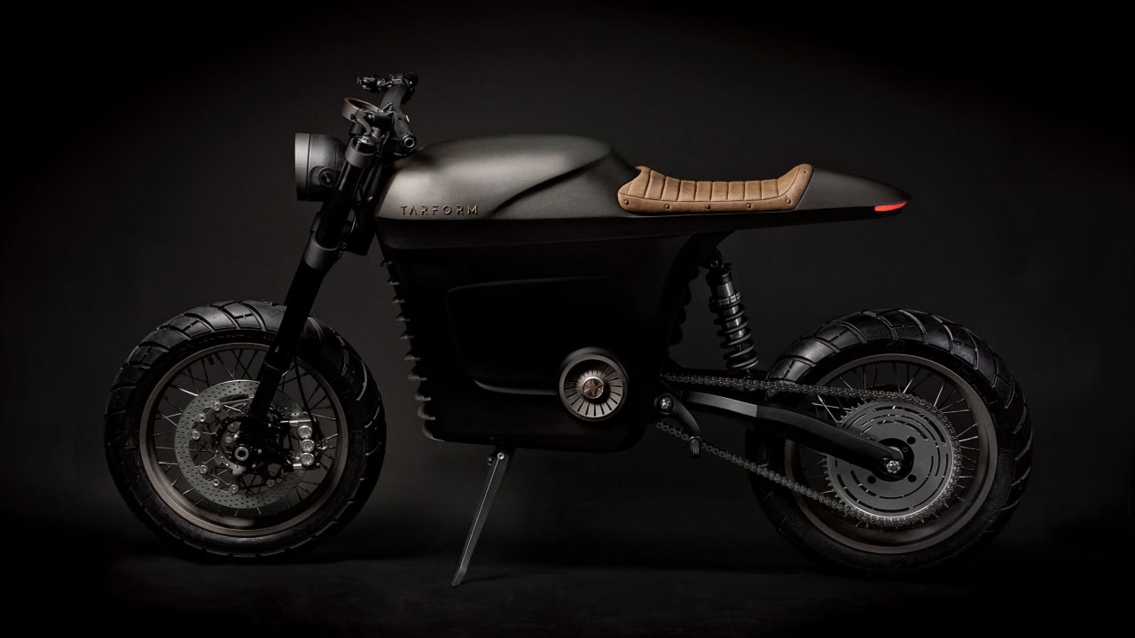 3D-Printed Electric Motorcycle Has The Lightest Exoskeleton