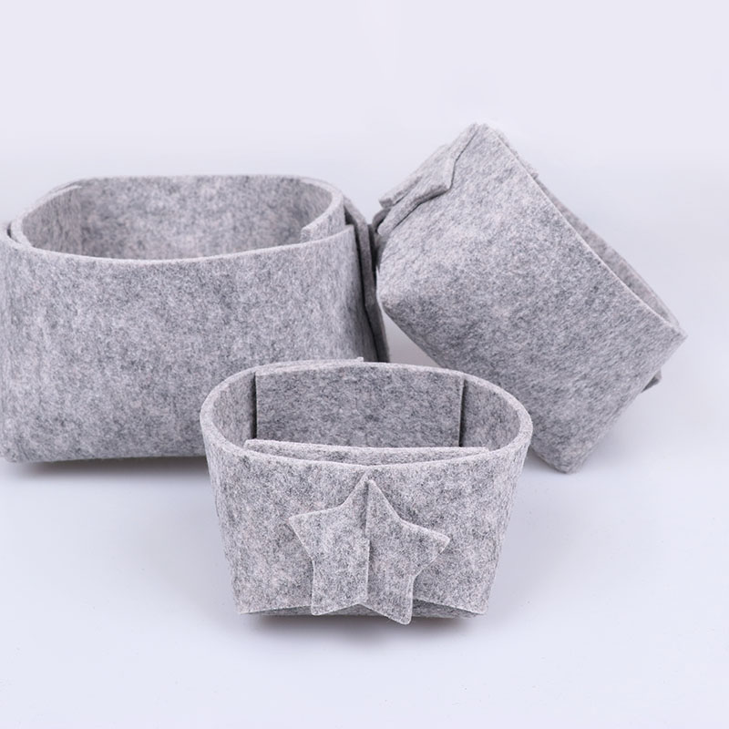 Shop Direct from Factory: Collapsible Felt Storage Baskets & Bins