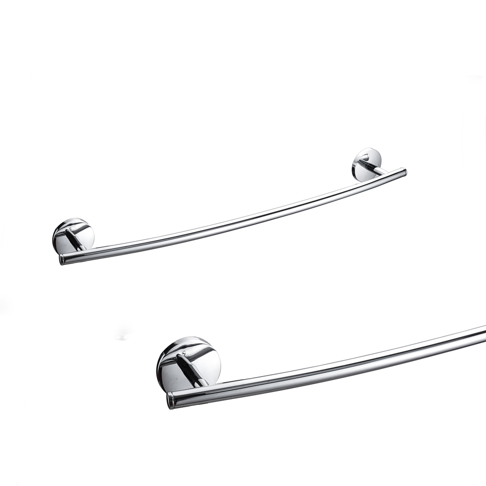 Wenzhou Factory towel Rack towel Single  Pole Chrome Thickening High Quality Single Pole Towel Bar 12611