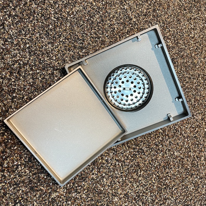 Add-on: Stainless Steel Floor Trap (150mm x 150mm) + Installation