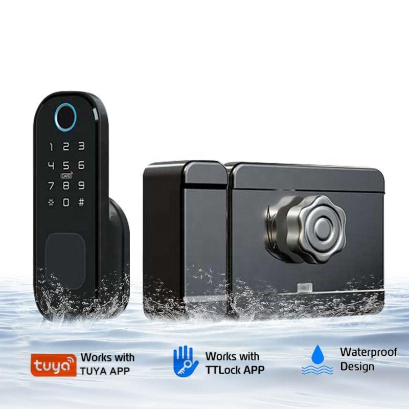 Factory Direct 904-Fingerprint <a href='/door-lock/'>Door Lock</a>/WIFI Tuya TT Lock BT - Enhance Security for Your Home!