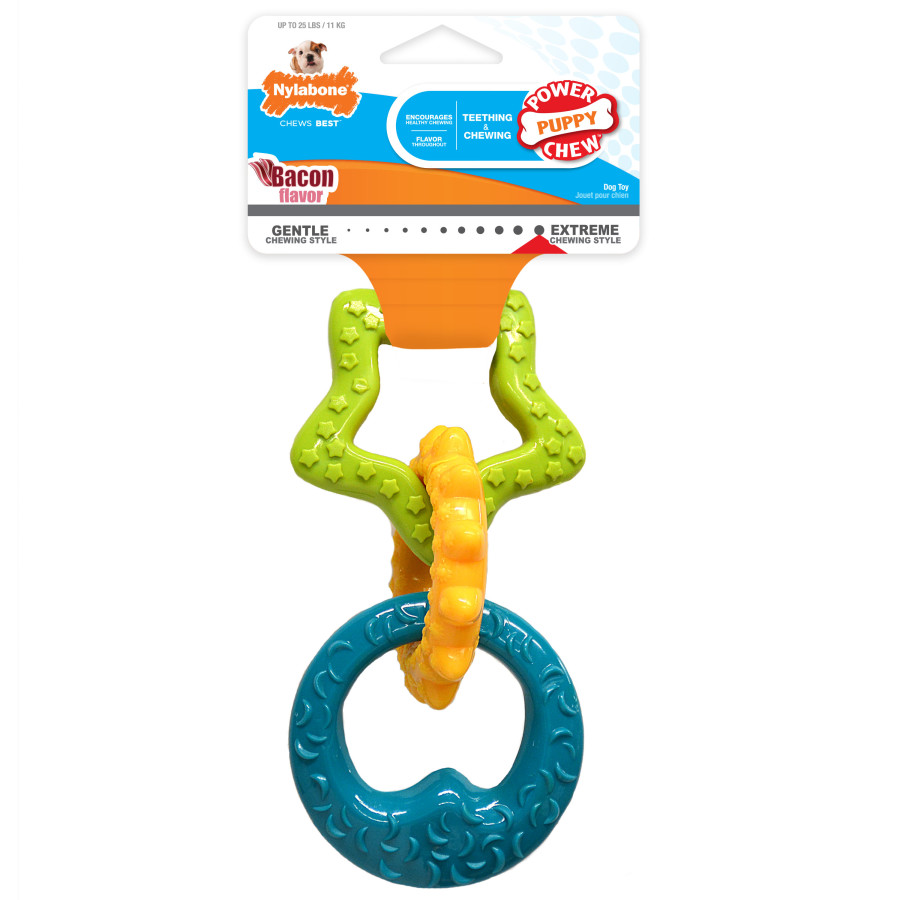 NYLABONE Teething Keys Puppy Chew Toy, Small - Chewy.com