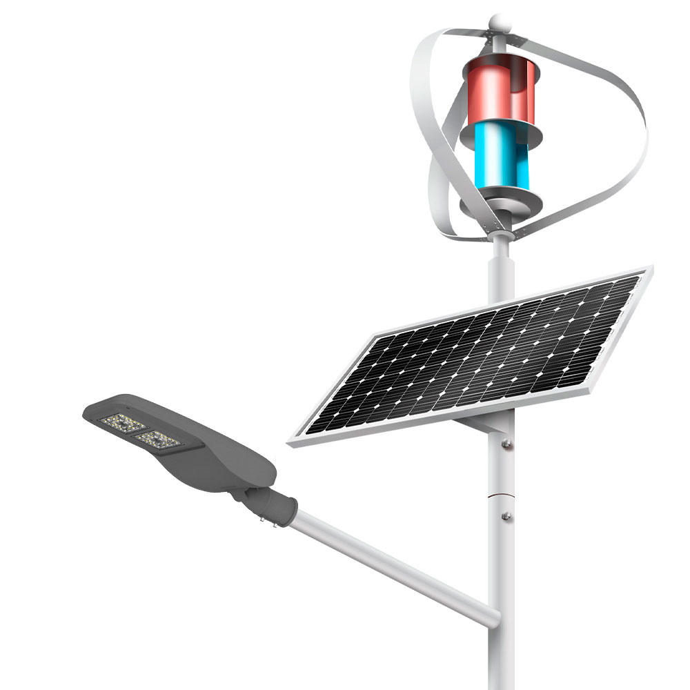 Wind Solar Hybrid LED <a href='/solar-street-light/'>Solar Street Light</a> Outdoor LED Light For Project YLH-100W/200W/250W