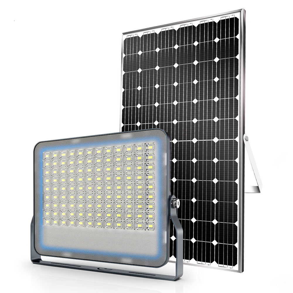 Bosun: Factory-Made High Brightness Patent Solar Flood Light for Outdoor Use