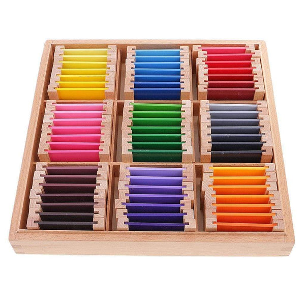 Montessori Color Tablets - Wooden Sensorial Materials Houston TX