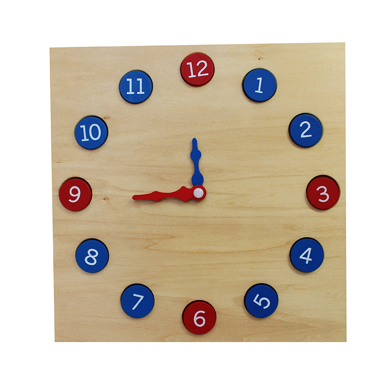 Time Learning Aids: Factory-Made Simple Clock Material for Effective Education