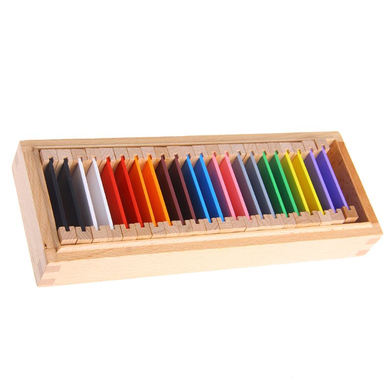 Wood Color Tablet 2 Preschool Sensorial Material