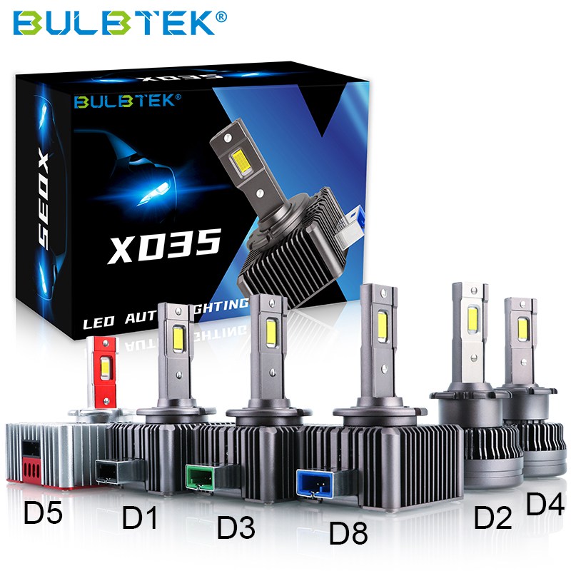 Leading Factory: BULBTEK XD35 35W Auto LED Headlight Bul<a href='/b/'>b</a> for CANBUS Cars - 6000K 6500K