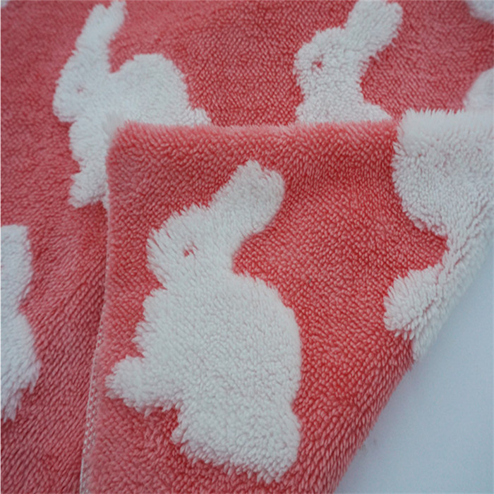 Pink Shu Velveteen Rabbit Pattern Textile <a href='/fabric/'>Fabric</a>