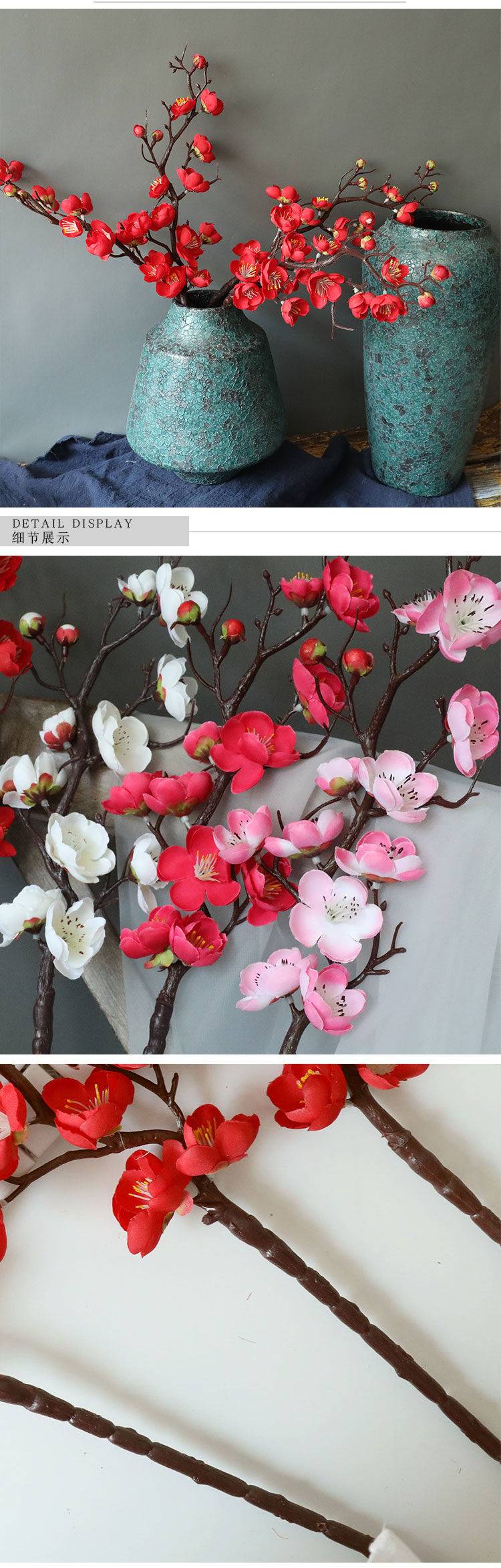 8 silk flowers MW36856