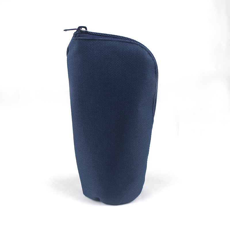 Durable lightweight pencil pouch with side zipper closure large capacity <a href='/4-colors-available/'>4 colors available</a> for business office school supplies for all ages China OEM factory supply