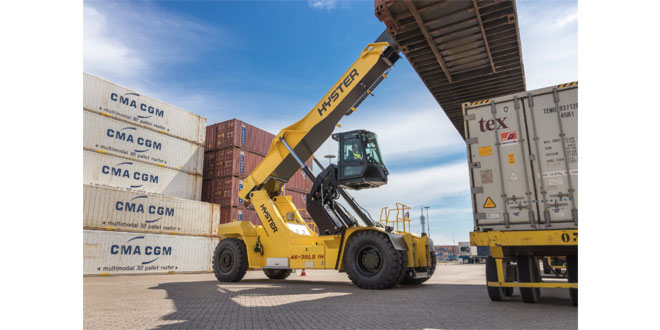 First Hyster ReachStacker for the Port of Duisburg - Hyster