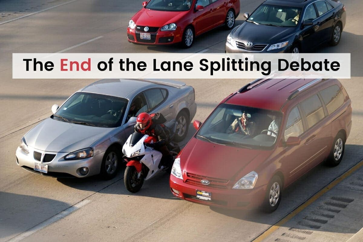 The risk of lane splitting