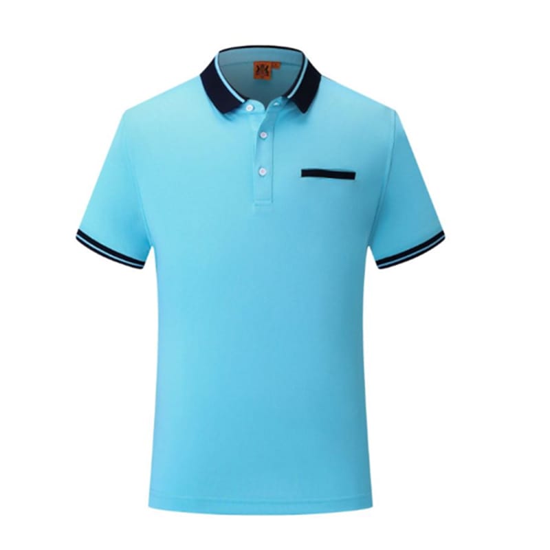 Flax Fiber Polo Shirt Soft Fabic (1)