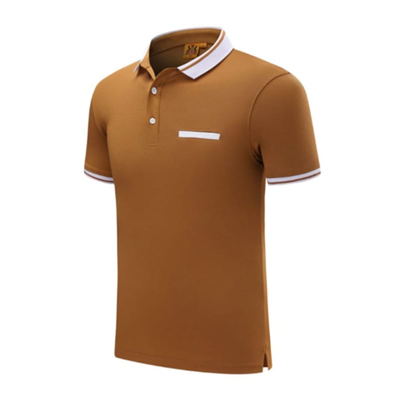 Flax Fiber Polo Shirt Soft Fabic (3)