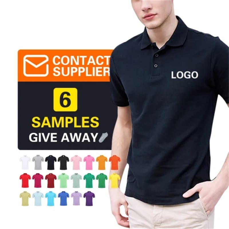 Factory-made Solid Plain Polyester Polo Shirts | Custom Promotional Attire