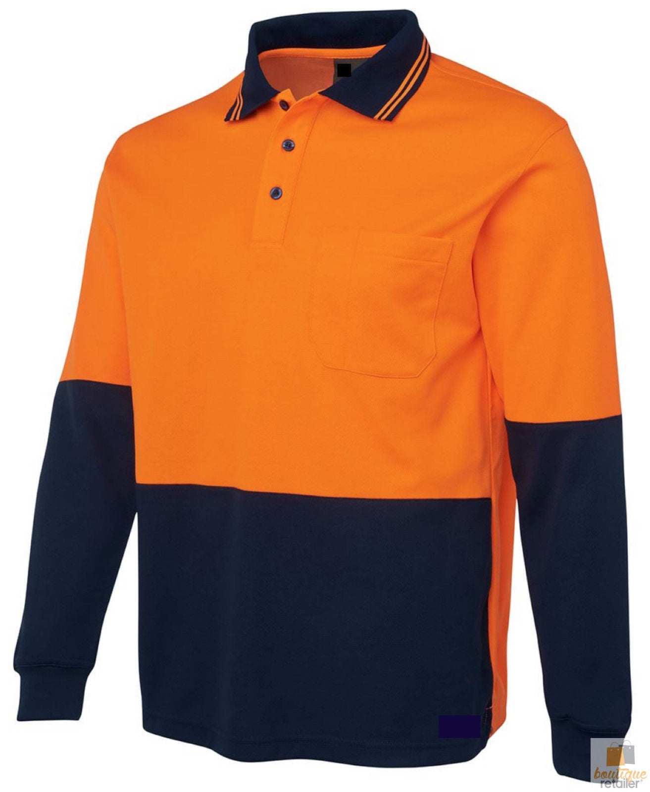 X Tape SHIRT POLO LONG SLEEVE TTMC COTTON 150GSM | Polos - Argyle Performance Workwear - Argyle Performance Workwear
