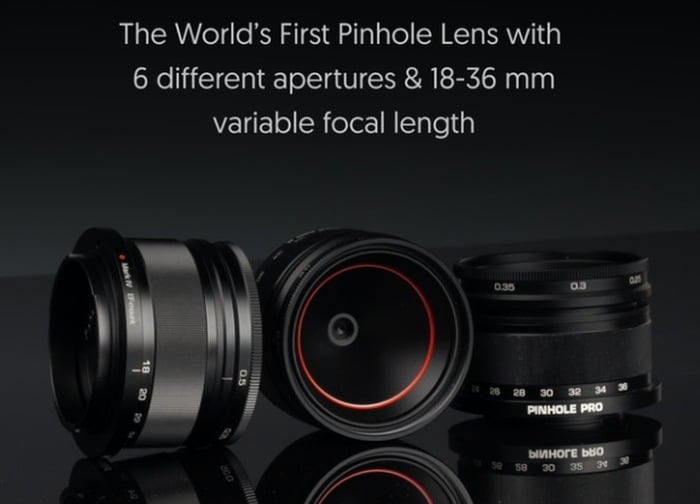 Pinhole Pro Max pinhole lens offer 6 apertures - Geeky Gadgets