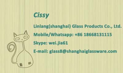 Shanghai Linlang 100ml Tube Borosilicate Vodka or Brandy bottle