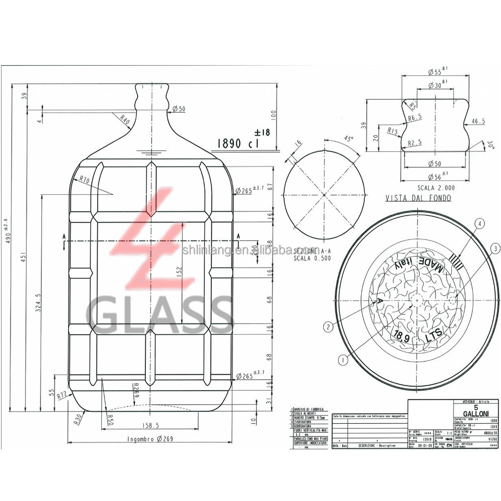 carboy drawing