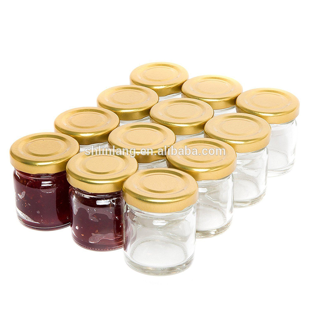 Linlang shanghai factory hot sale glassware products 50ml <a href='/glass-bottle/'>glass bottle</a> jam