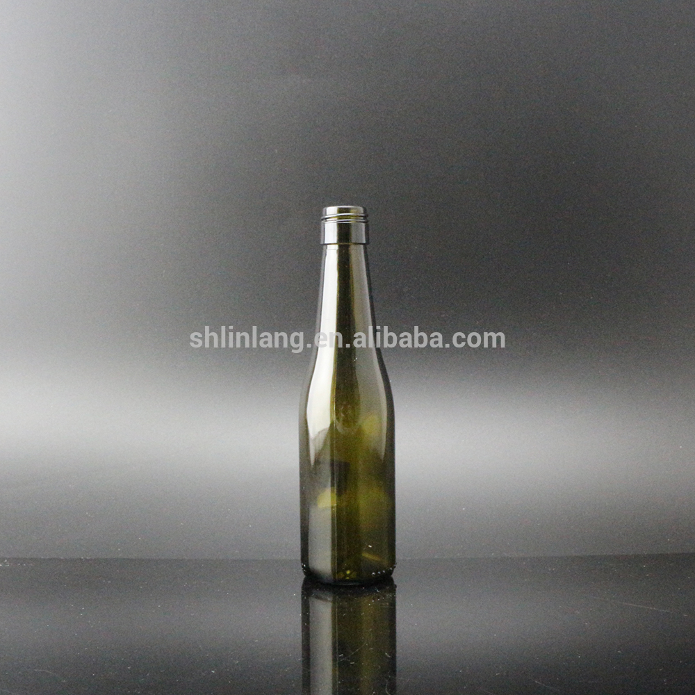 Factory Direct <a href='/wholesale/'>Wholesale</a>: <a href='/shanghai-linlang/'>Shanghai Linlang</a> 100ml Wine Bottle in Clear or Dark Green