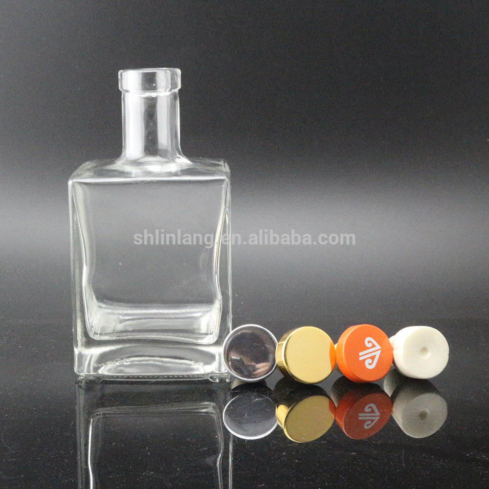 <a href='/shanghai-linlang/'>Shanghai Linlang</a> Wholesale classical square crystal glass whisky bottle