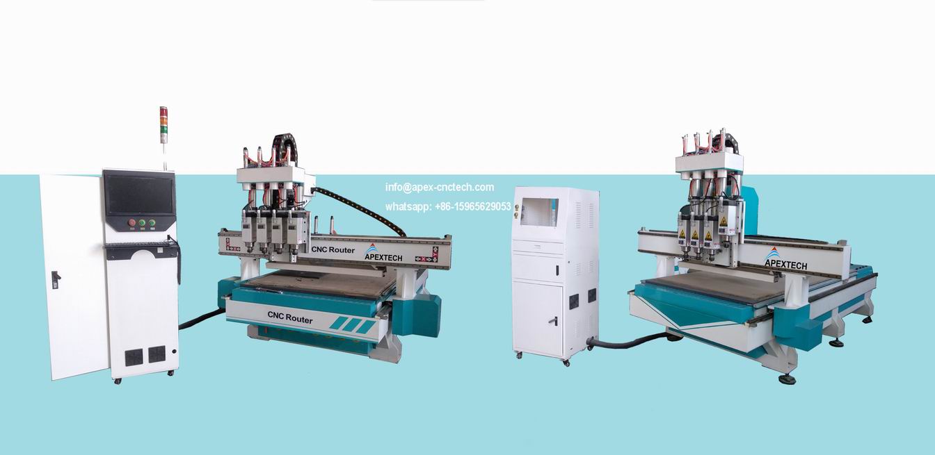 Multi Spindles Woodworking 1325 CNC Router