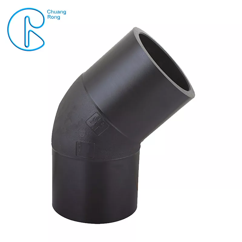 HDPE Butt Fusion  <a href='/45-degree-elbow/'>45 Degree Elbow</a> CE Approved