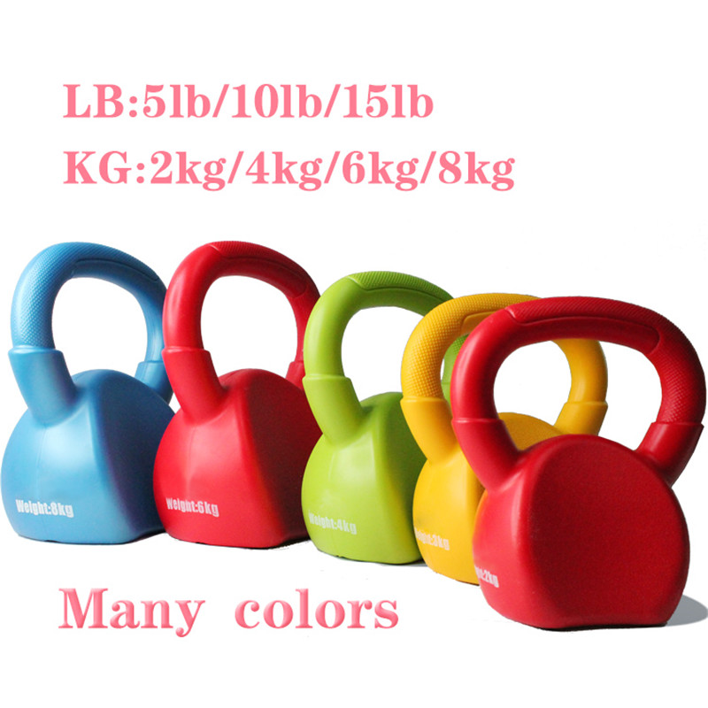 Colourful Cement dumbbell good quality dumbbell fitness 05