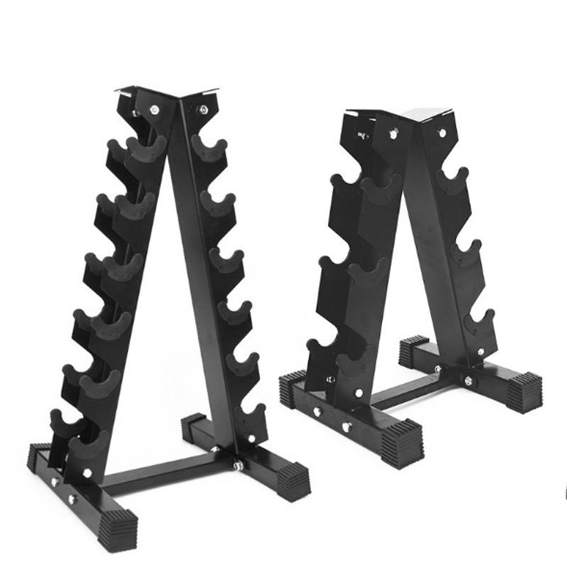 Factory Direct: 6-Tier Hex <a href='/dumbbell/'>Dumbbell</a> Rack Stand for High-Quality Gym Equipment