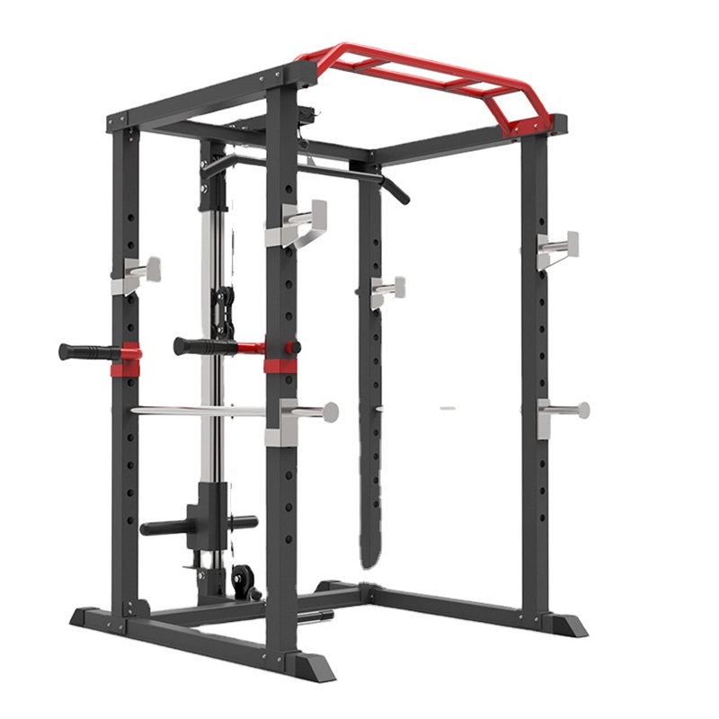 Factory Direct: Home Use <a href='/squat-rack/'>Squat Rack</a> with Cables - Best Light Commercial Fitness Power Rack